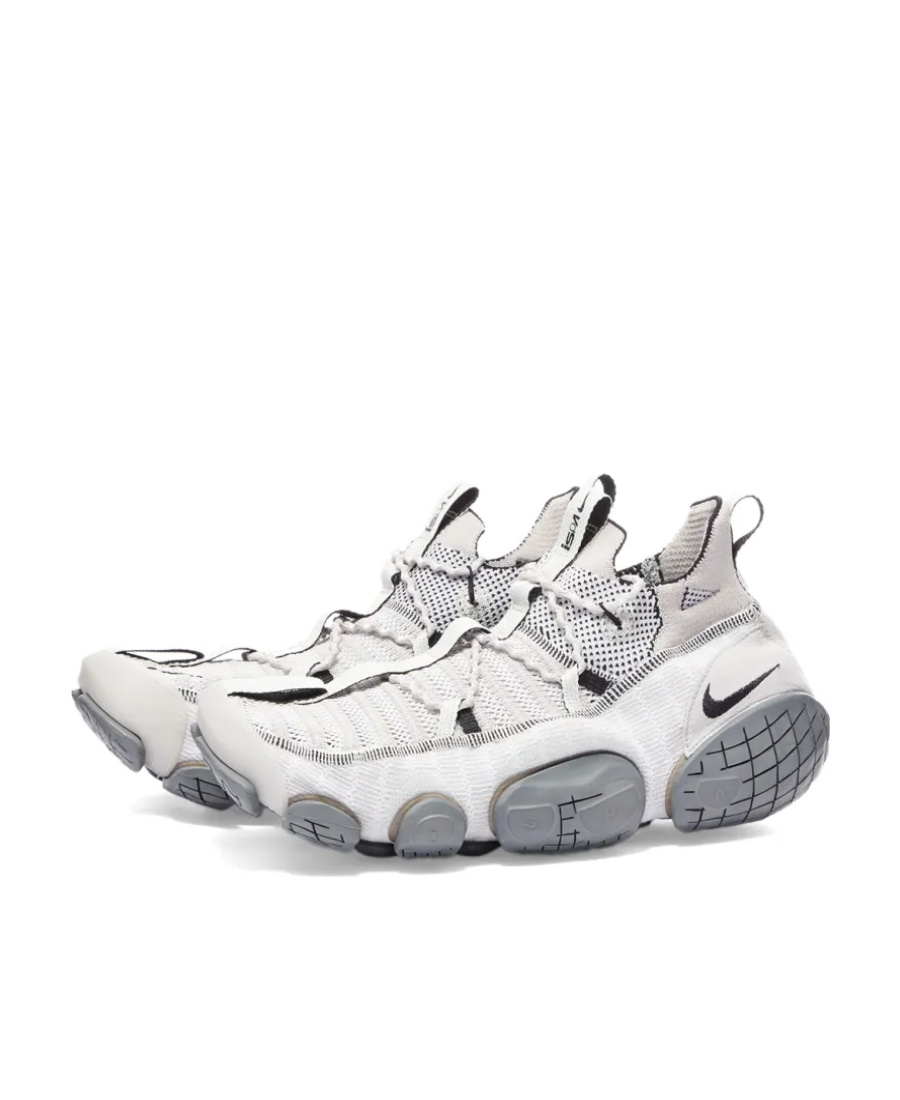 Nike Man Sneakers Light Grey Size 4 Textile Fibers In Multi