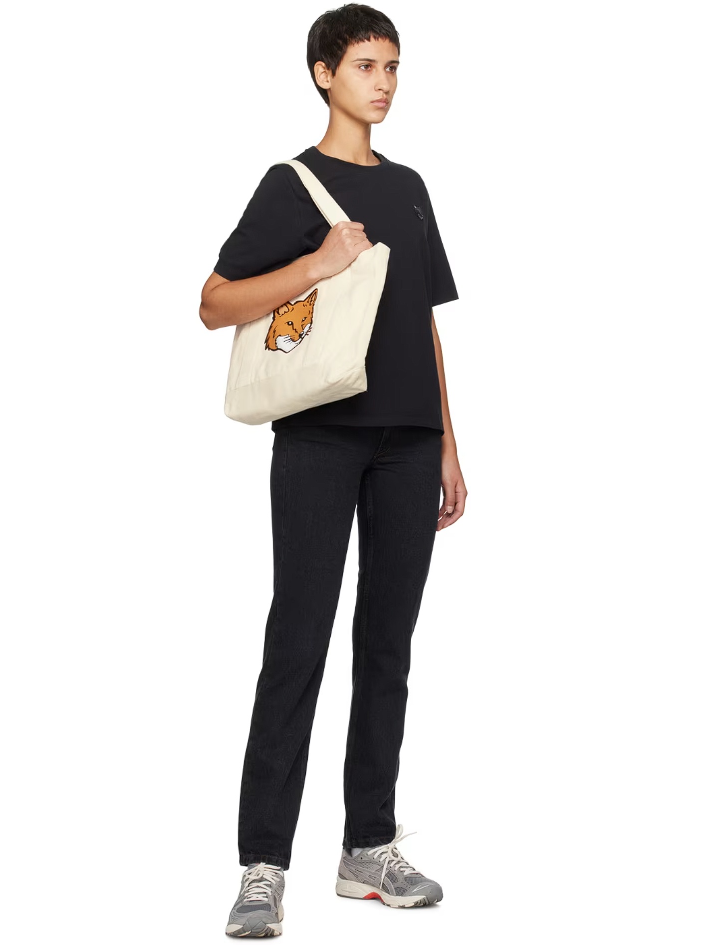 MAISON KITSUNÉ BOLD FOX COTTON T-SHIRT