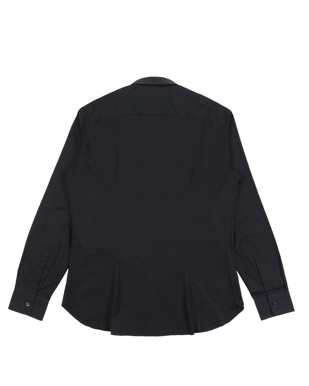 Ferragamo Long-sleeved Shirt In Black
