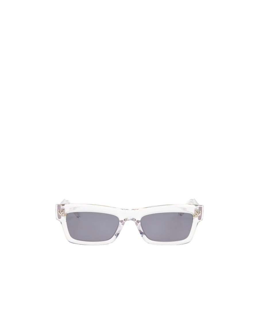Valentino Eyewear Rectangle-frame Sunglasses In Gray