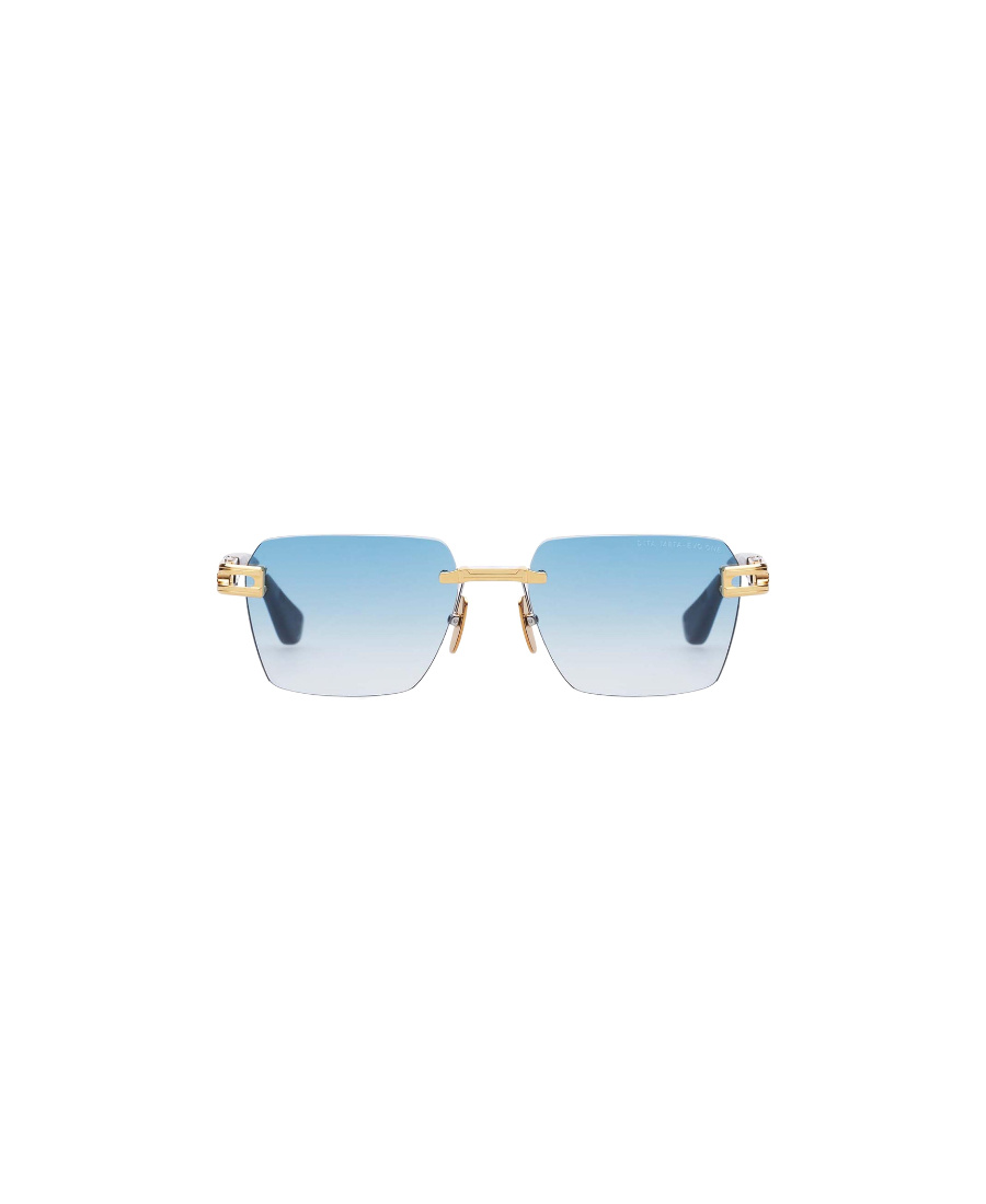 Dita Eyewear Rectangle Framed Sunglasses In Blue