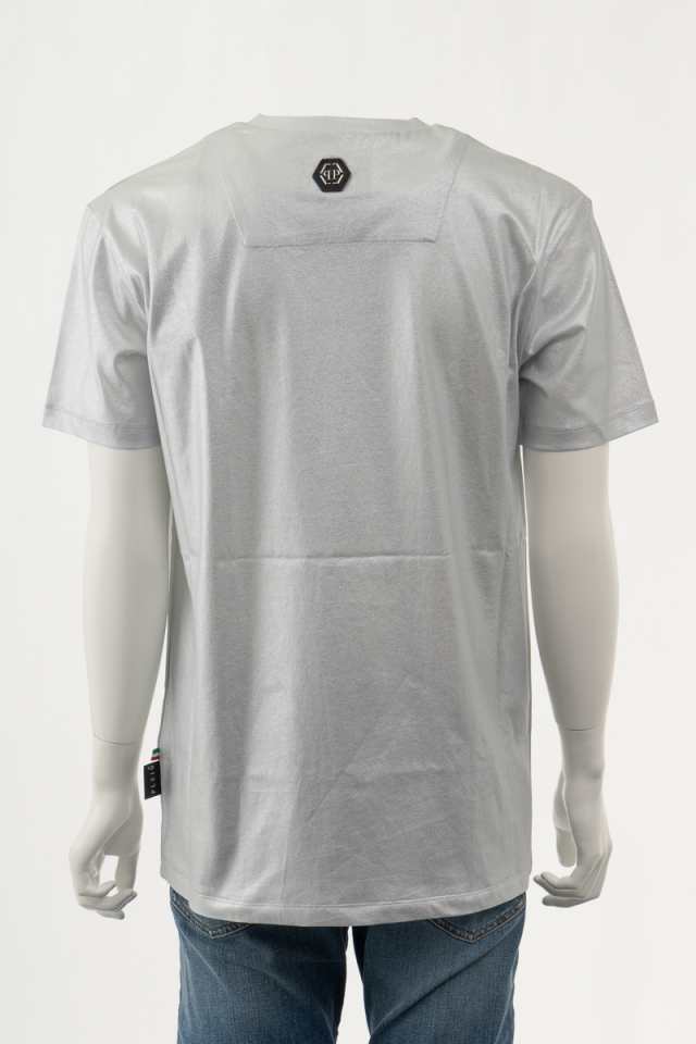 Philipp Plein Iconic Plein Round Neck T-shirt In White