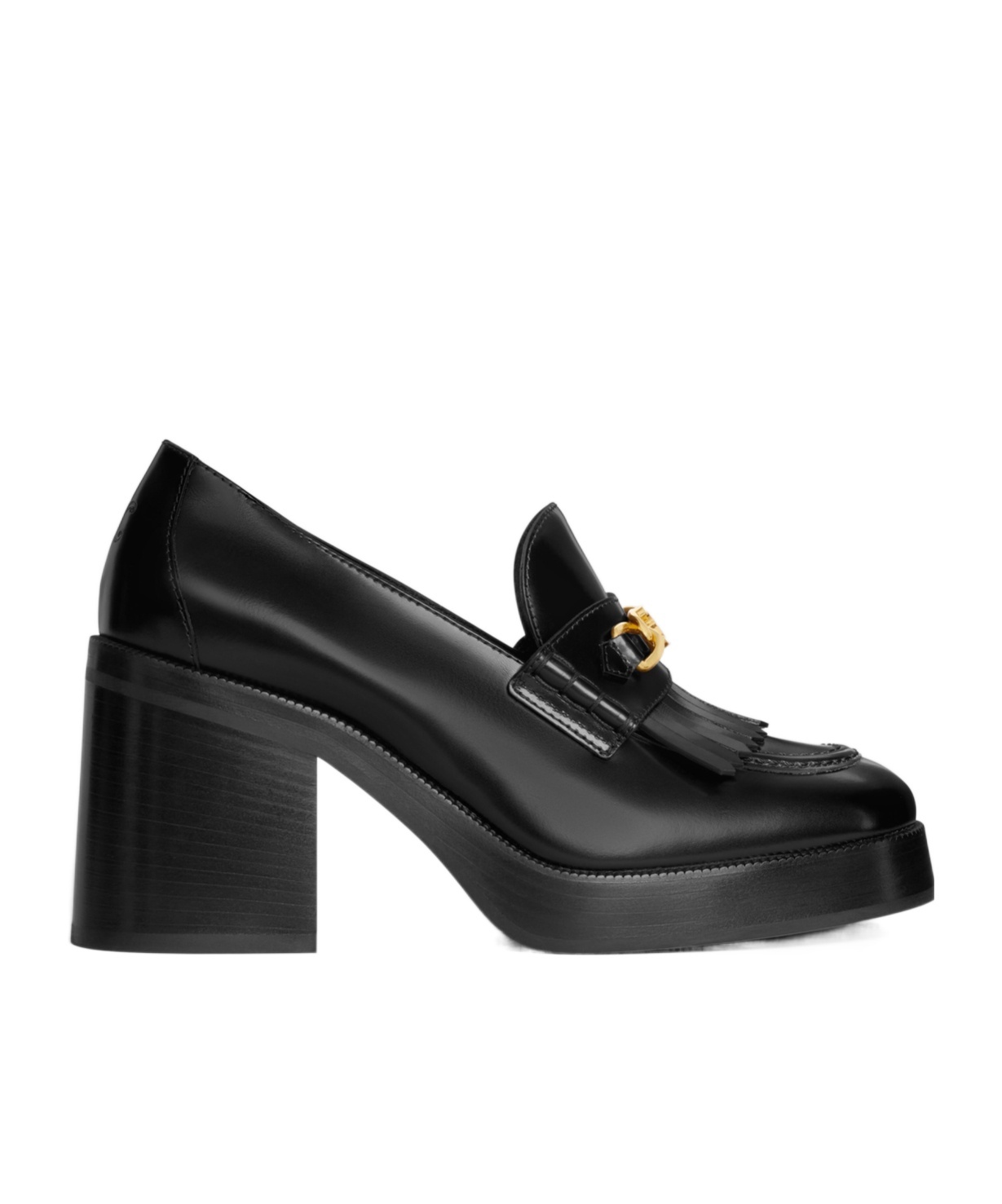 Celine Tess Loafer Shoes In Black