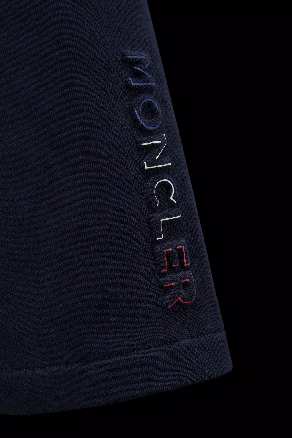 Moncler Logo-patch Detail Shorts In Blue