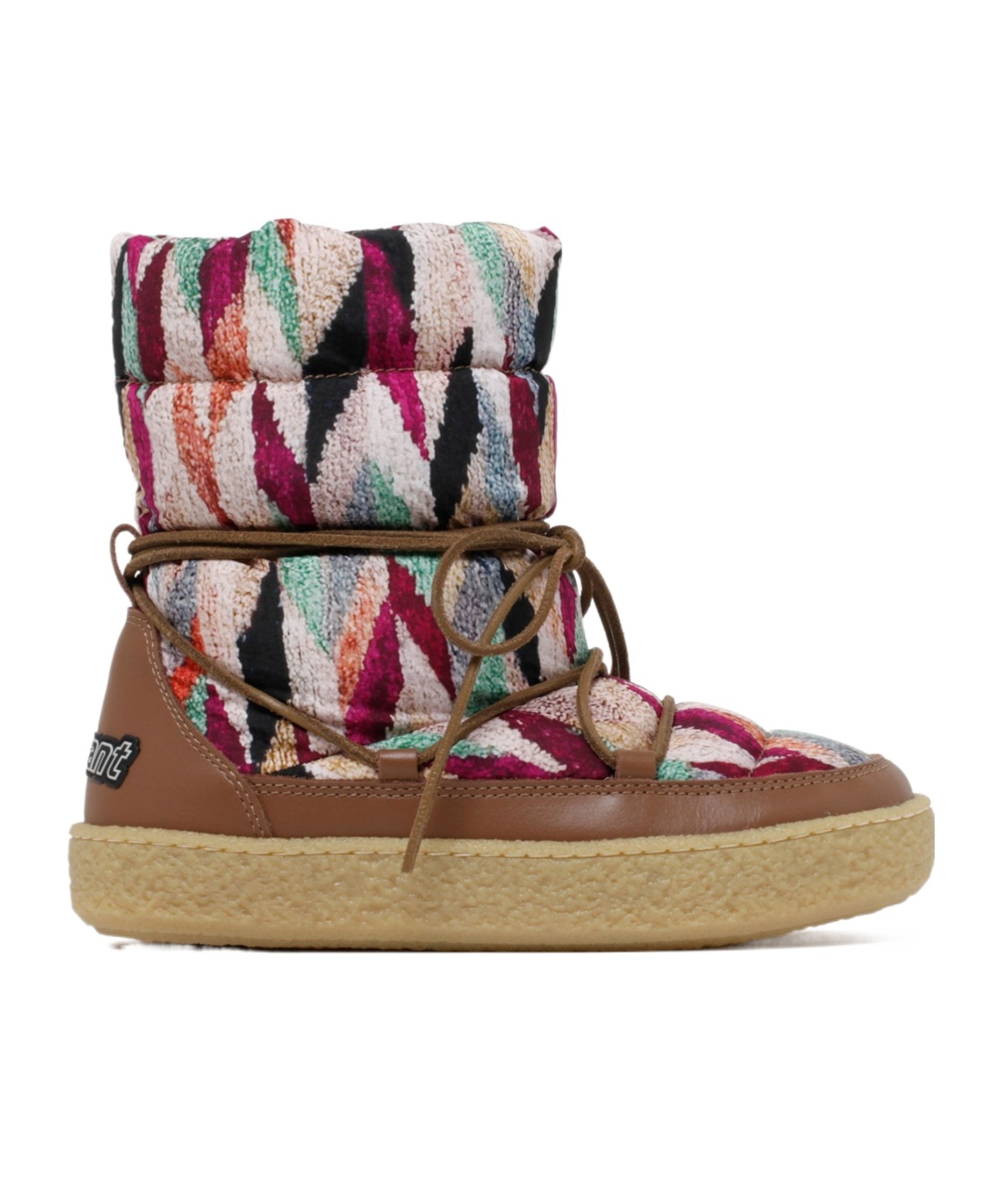 ISABEL MARANT ISABEL MARANT ROUND TOE LACE-UP ANKLE BOOTS