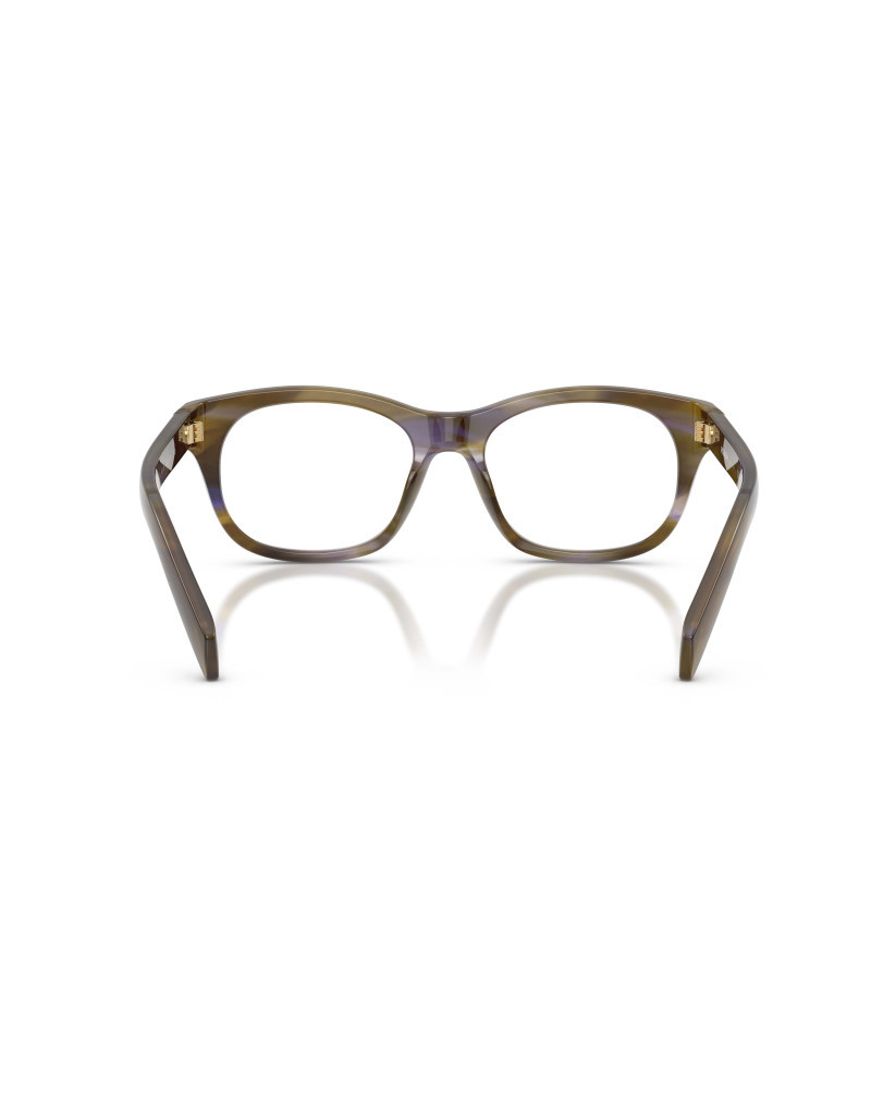 Prada Full Frame Plain Mirror In Brown