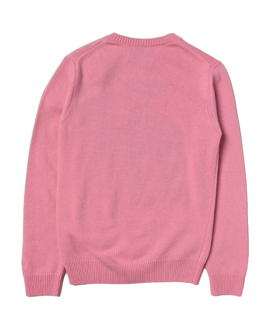Mc2 Saint Barth Uffi Mickey Knitted Sweater In Pink