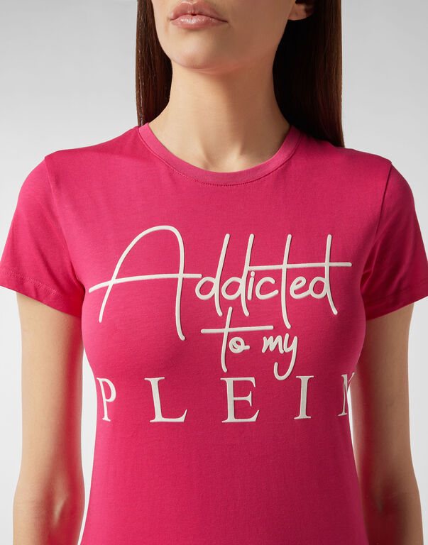 Philipp Plein Logo Details T-shirt In Pink