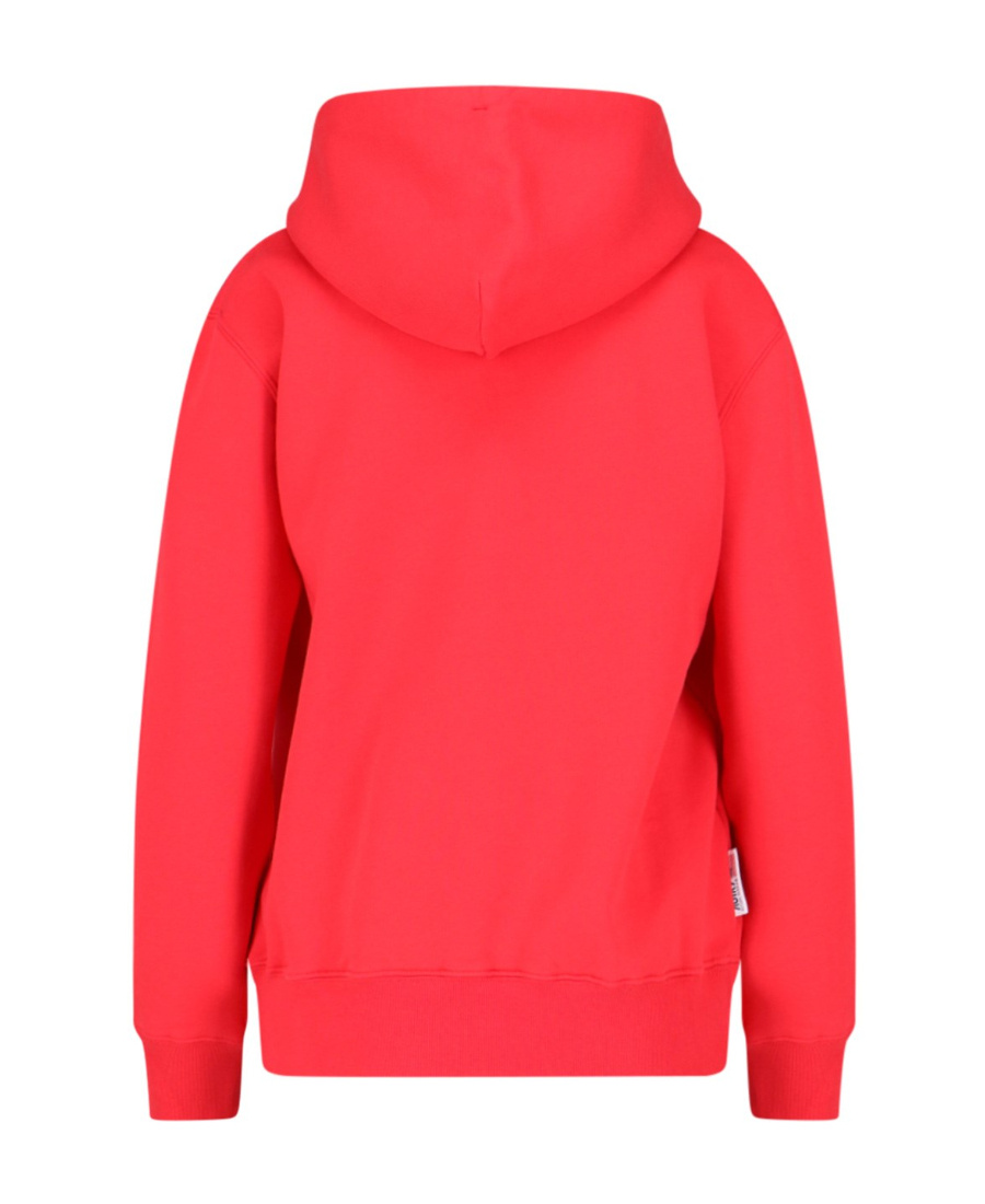 Shop Autry Logo-print Drawstring Hoodie In Orange