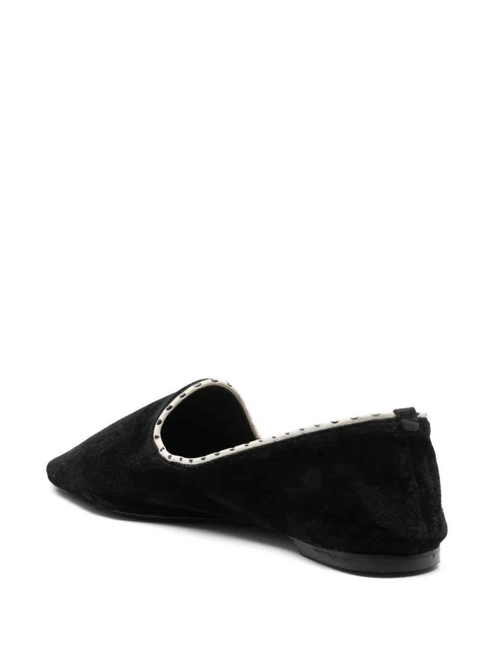 Shop Totême Velvet Flats