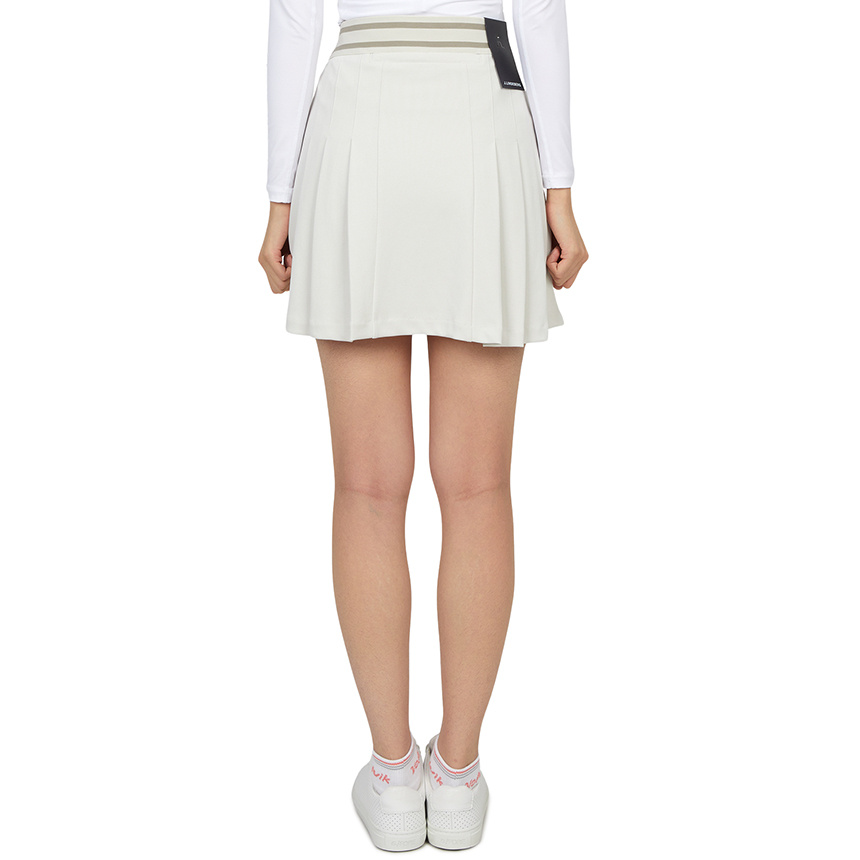 J. Lindeberg Logo Skirt In White