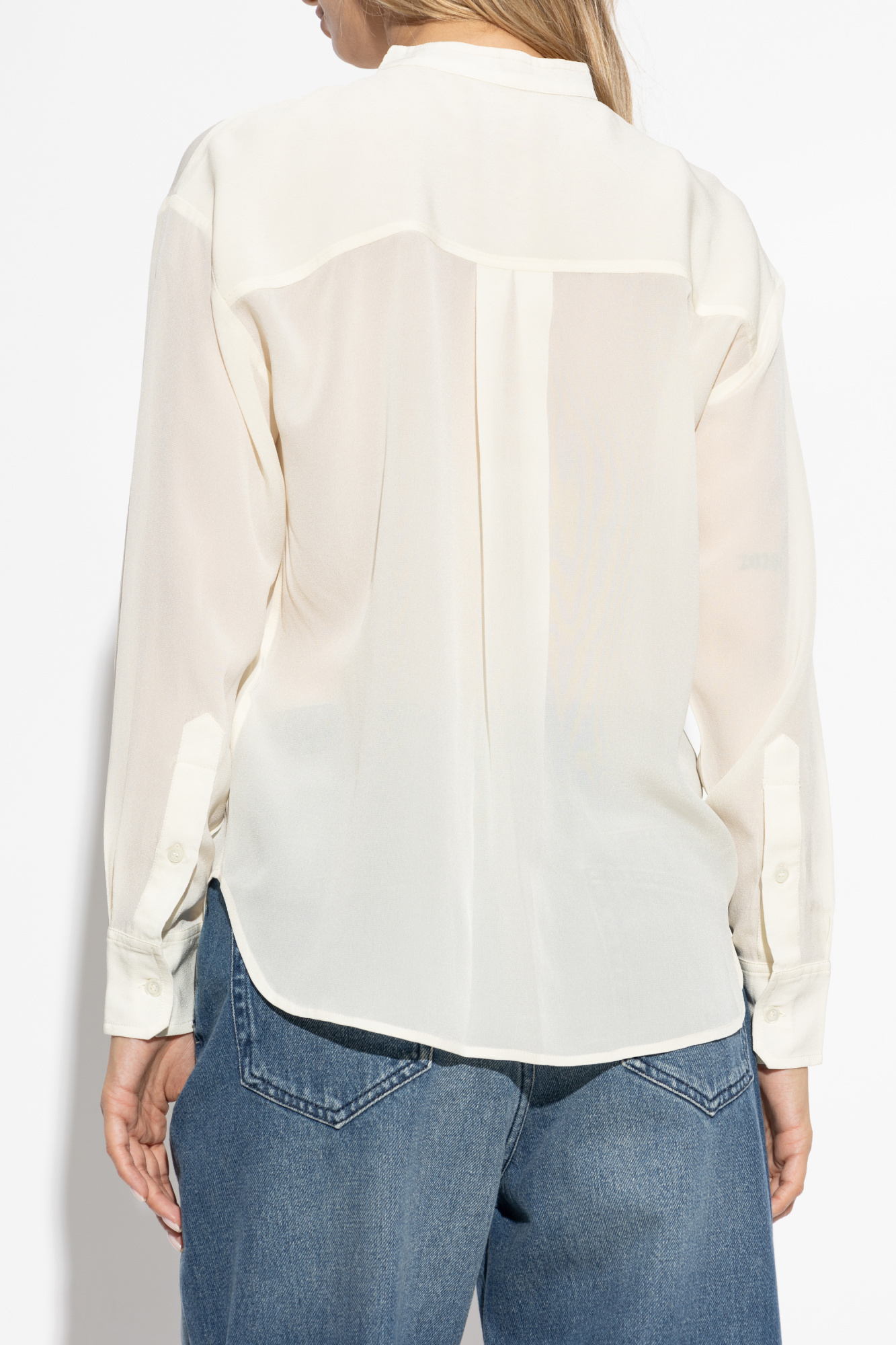 Isabel Marant Long-sleeved Shirt In White