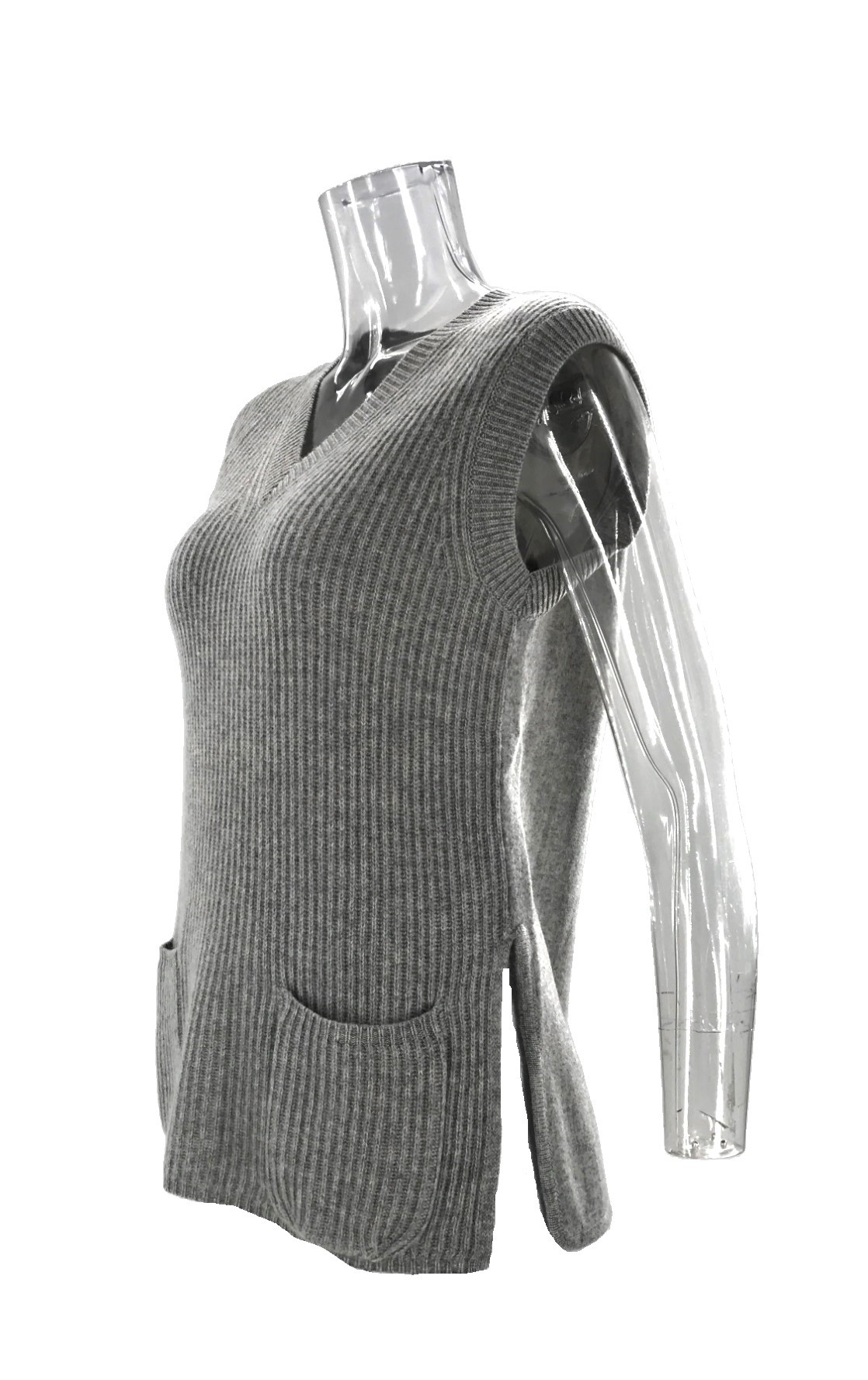 Max Mara Sleeveless Sweater In Gray