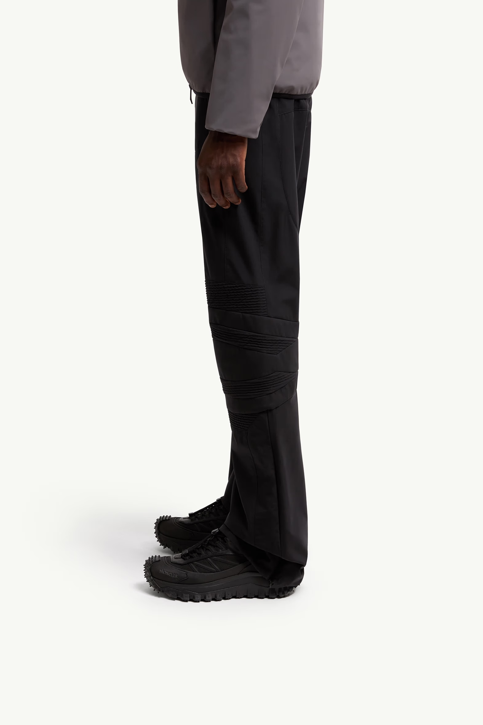 Moncler Lace-up Sneakers In Black