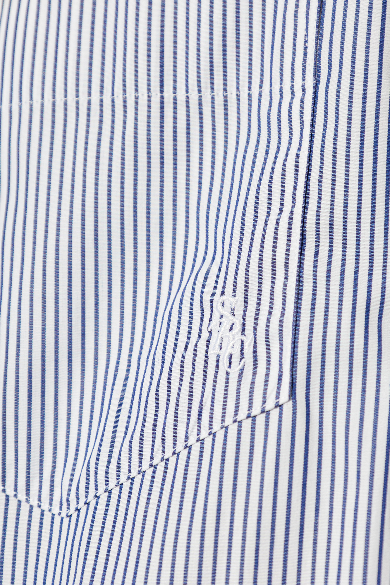 Sporty And Rich Sporty Rich Striped Logo-embroidered Shirt In Green