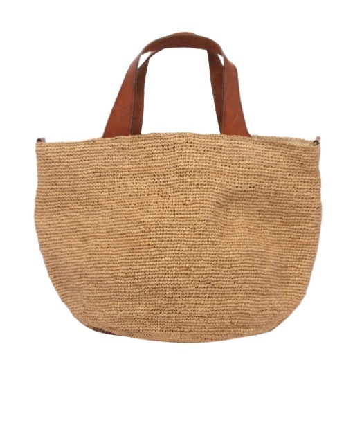 Ibeliv Weaving Basket Bag In Nude