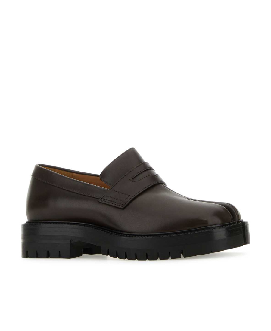 Maison Margiela Split Toe Happy Shoes In Brown