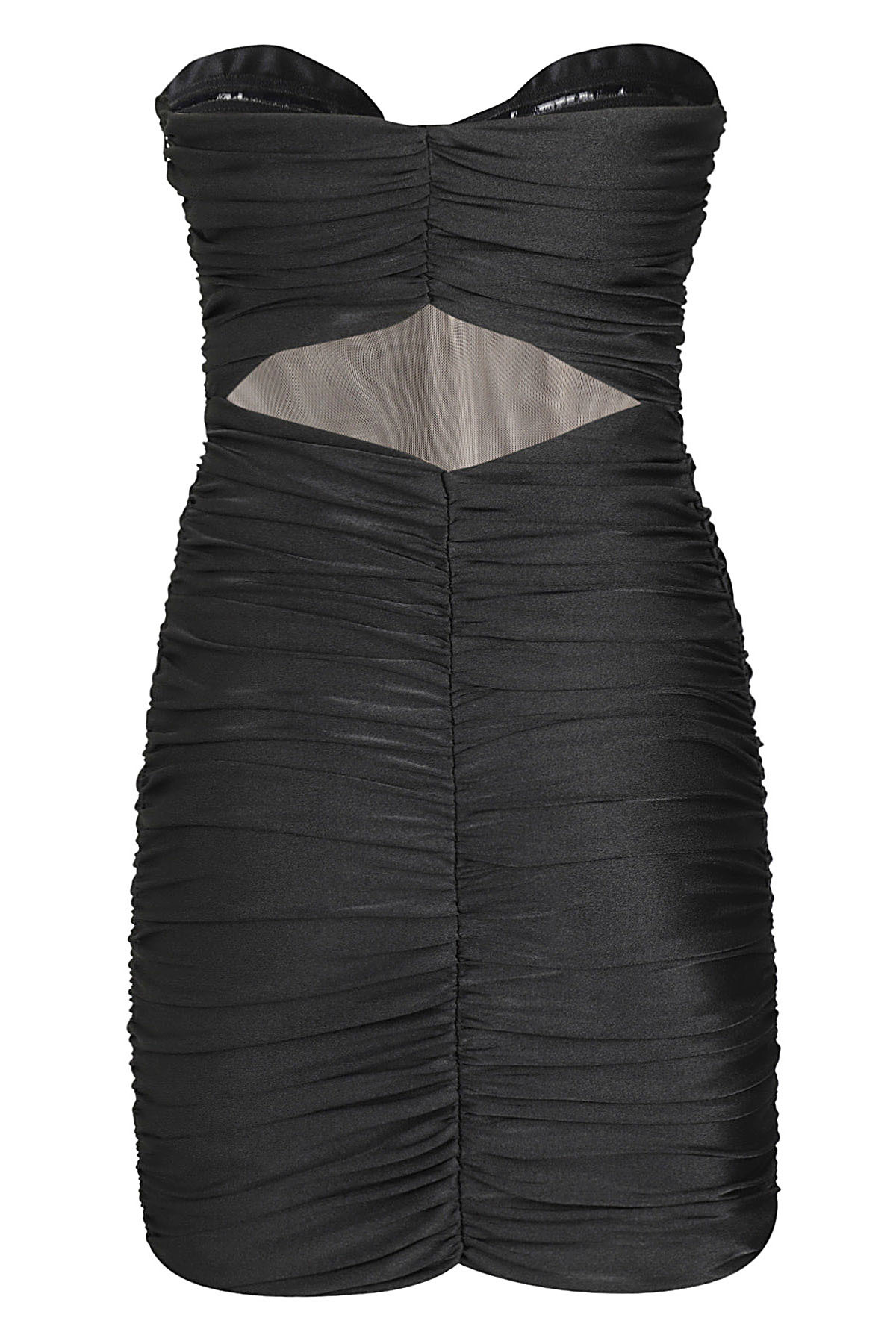 Aniye By Bow Detail Strapless Dress In Black