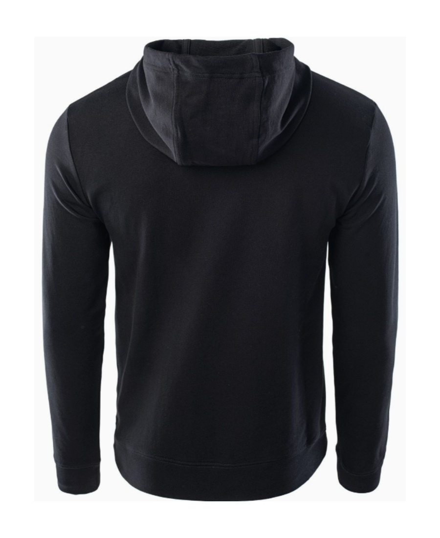 Ea7 Logo-print Pullover Hoodie In Black
