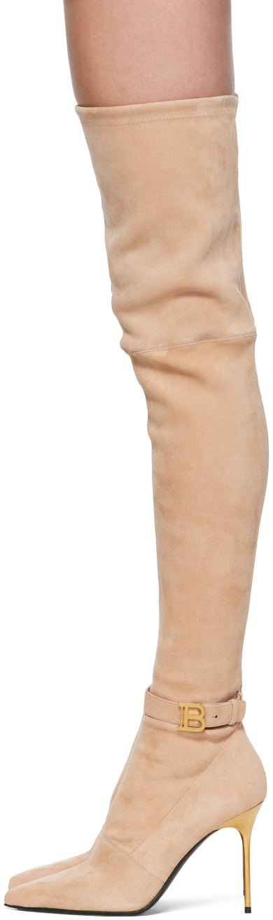 BALMAIN LOGO BOOTS