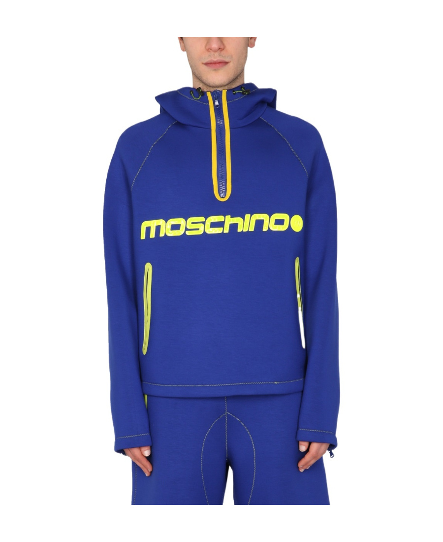 Moschino Surf Logo Sweatshirt In Blue