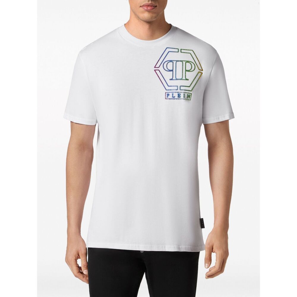 Philipp Plein White Cotton T-shirt In White
