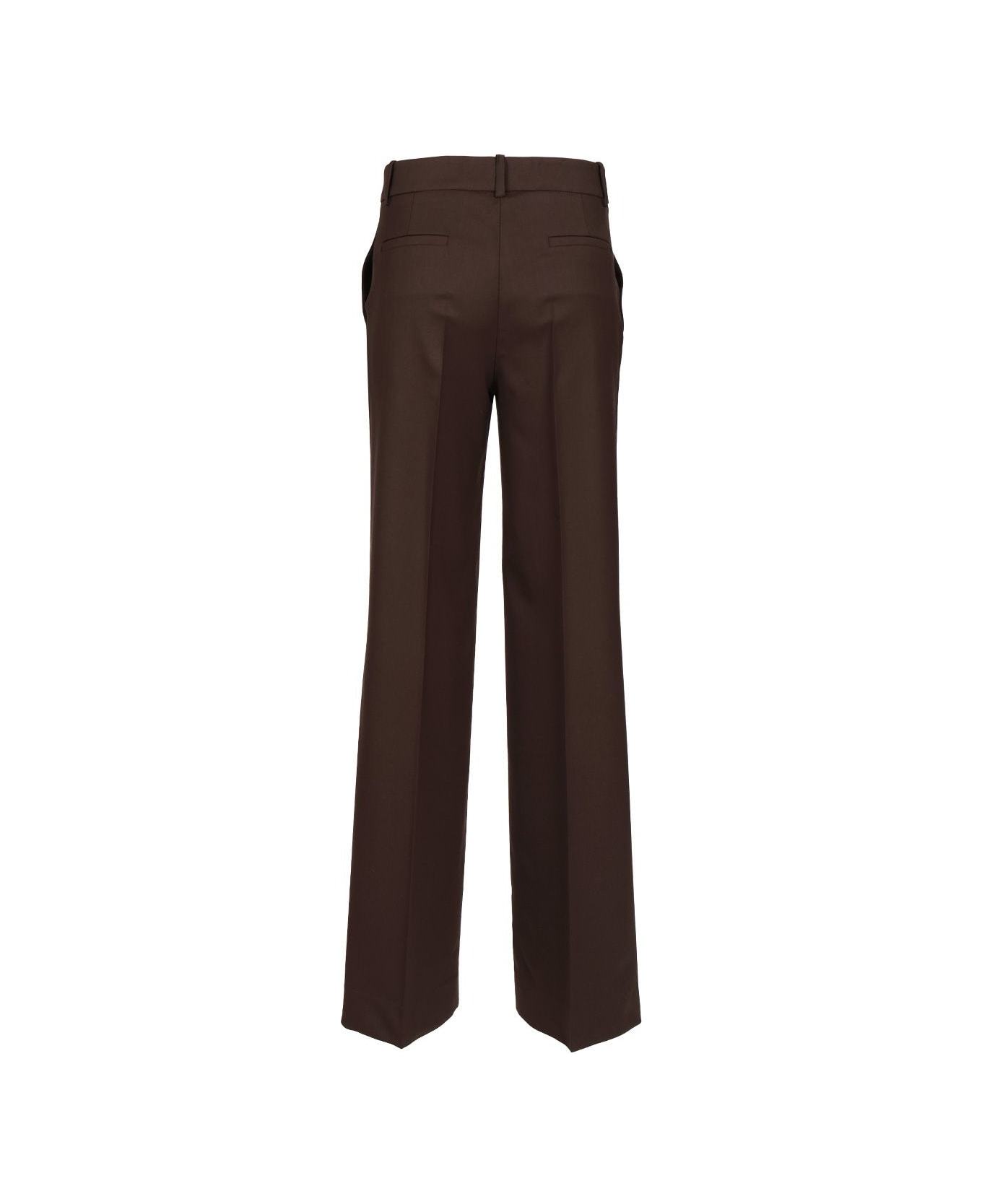 P.a.r.o.s.h Belt Loop Track Pants In Brown