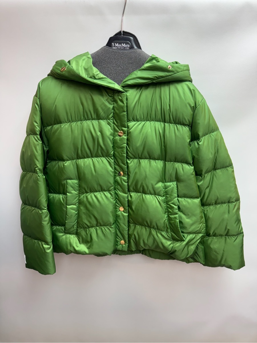 Max Mara Long-sleeved Cotton Clothes In Green