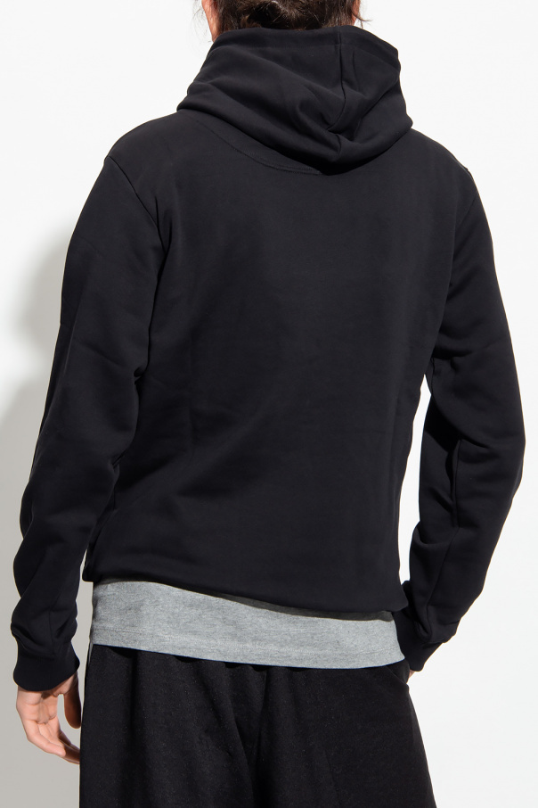 Kenzo Tiger Logo-embroidered Hoodie In Black