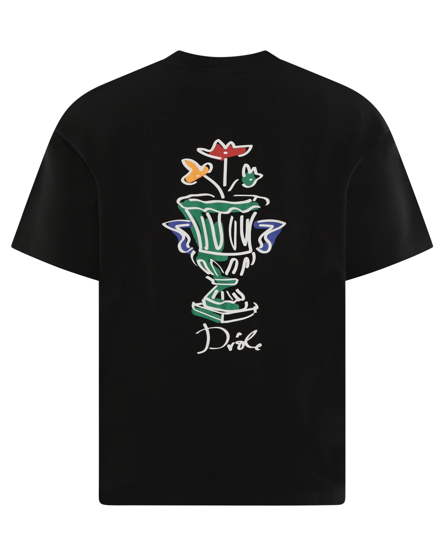 Drôle De Monsieur Le Vase T-shirt In Black