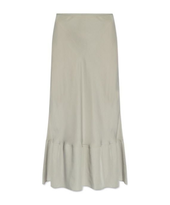 Lemaire Flared Maxi Skirt In Gray