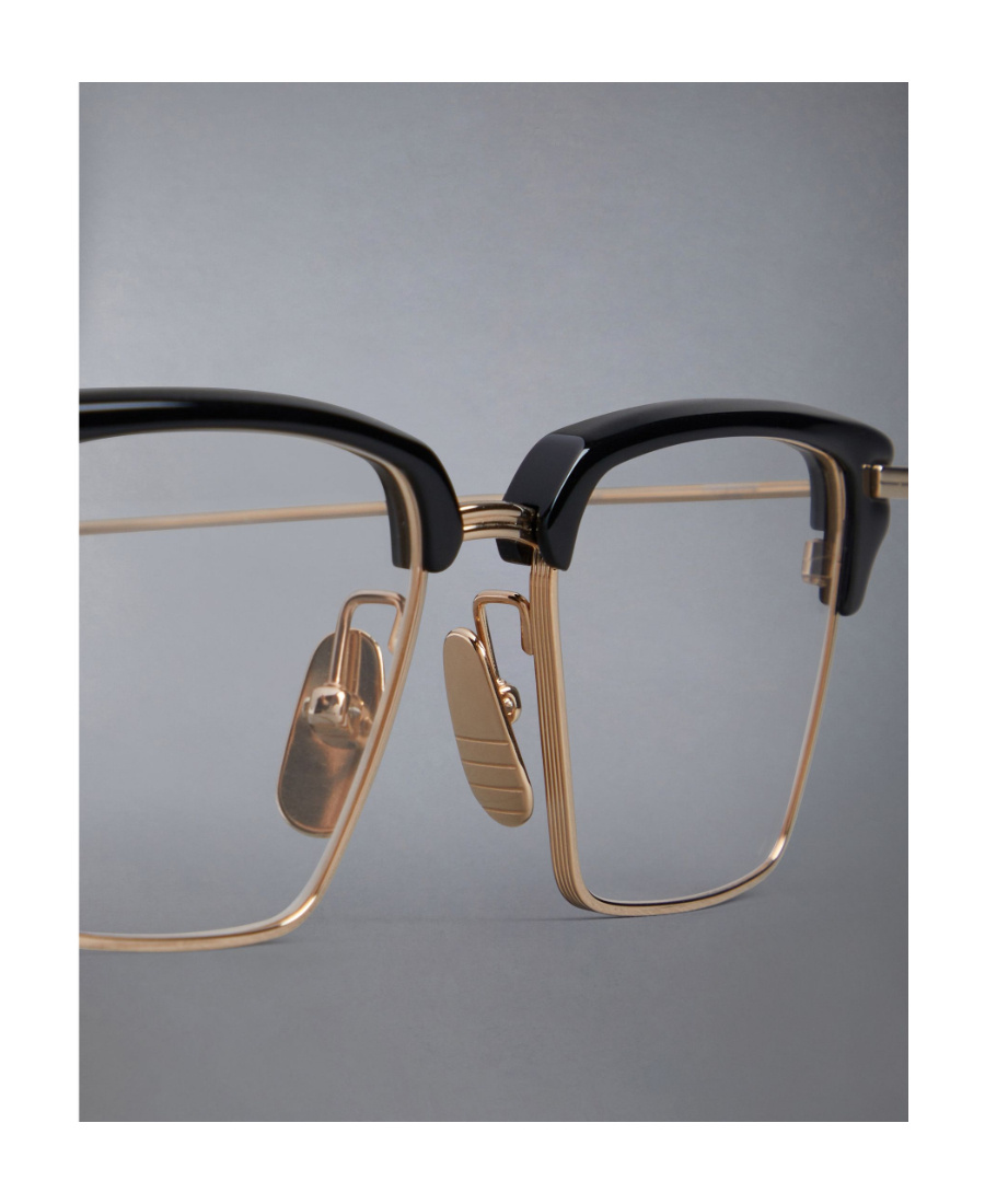 Thom Browne Tb422 Wayfarer-frame Glasses In Black
