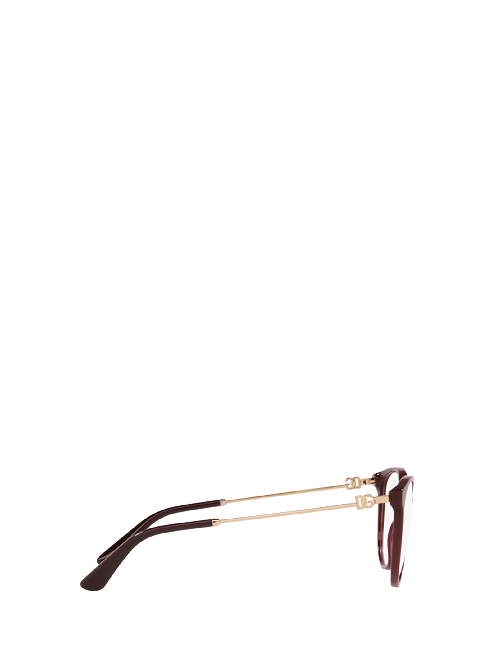 Dolce & Gabbana Dolce Gabbana Eyewear Round Frame Glasses In Red