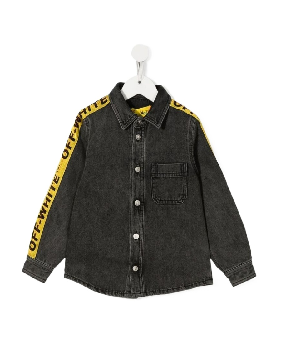 Off-white Side Logo-print Detail Shirt In Black