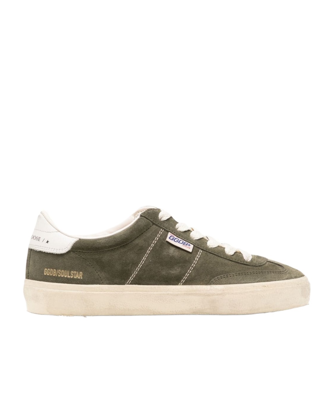 Golden Goose Soul Star Suede Low-top Sneakers In Nude