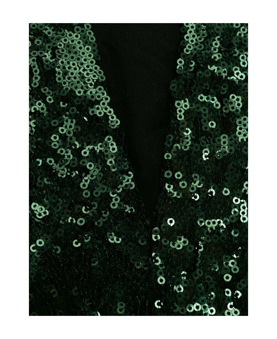 N°21 Sequined Pencil Skirt In Black