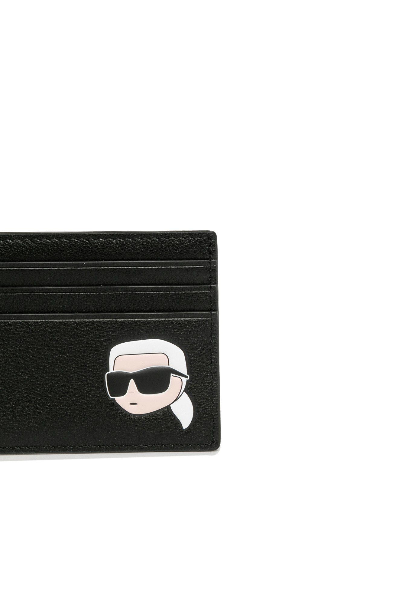 Karl Lagerfeld Kl X The Met Ikon Cardholder In Black