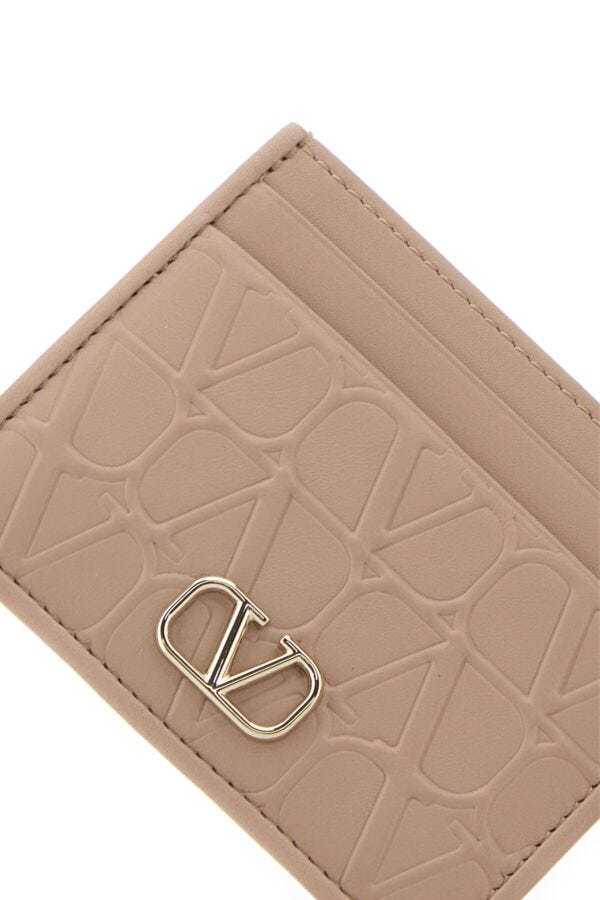Valentino Vlogo Signature Cardholder In Pink