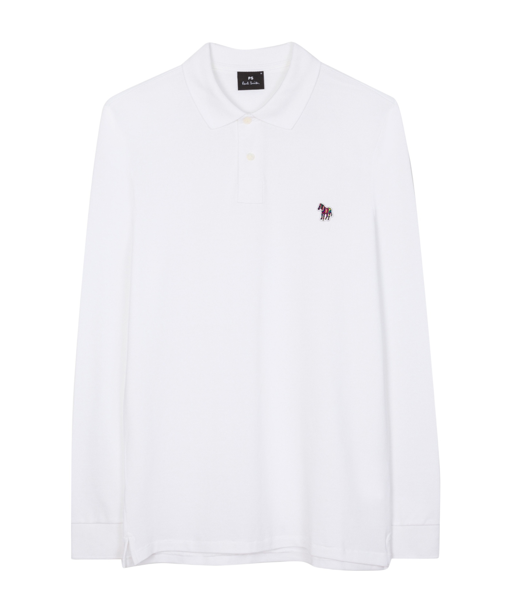 Shop Paul Smith Zebra Sticker Polo Shirt In White
