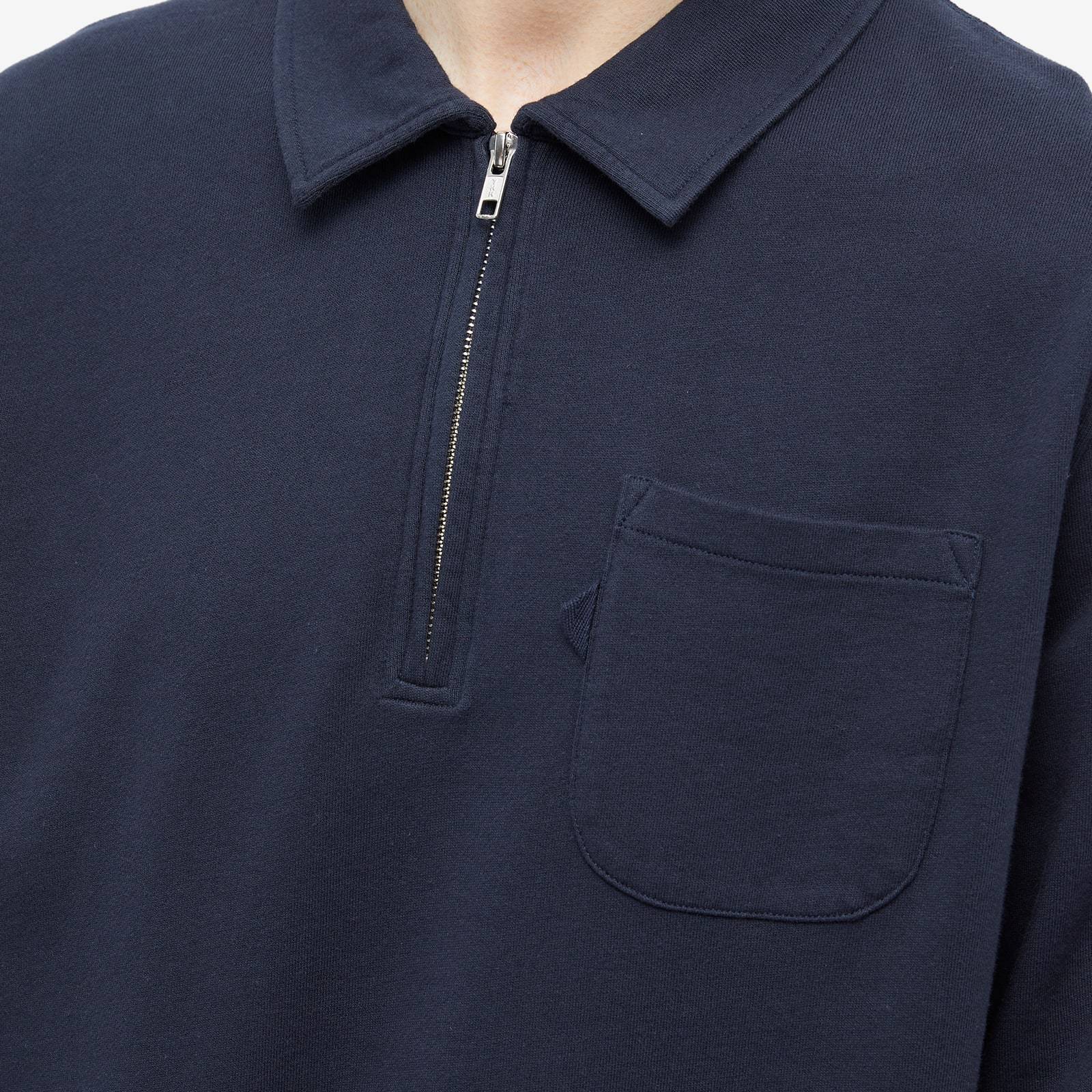 Ymc You Must Create Zip Sweater In Blue