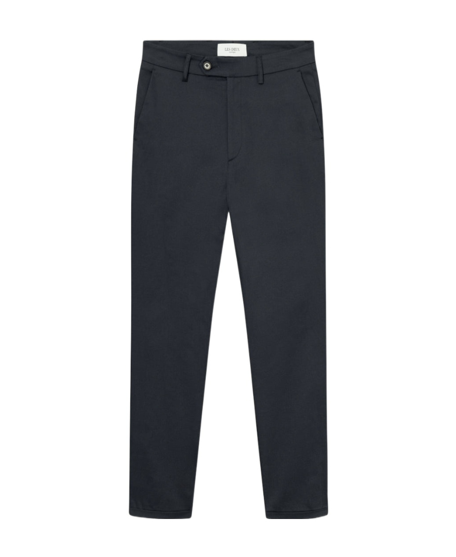 Les Deux Belt Loop Suit Trousers In Black