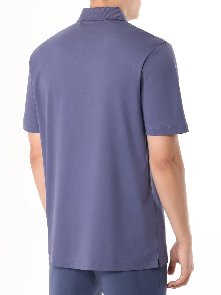 Hugo Boss Short-sleeved Polo Shirt In Purple