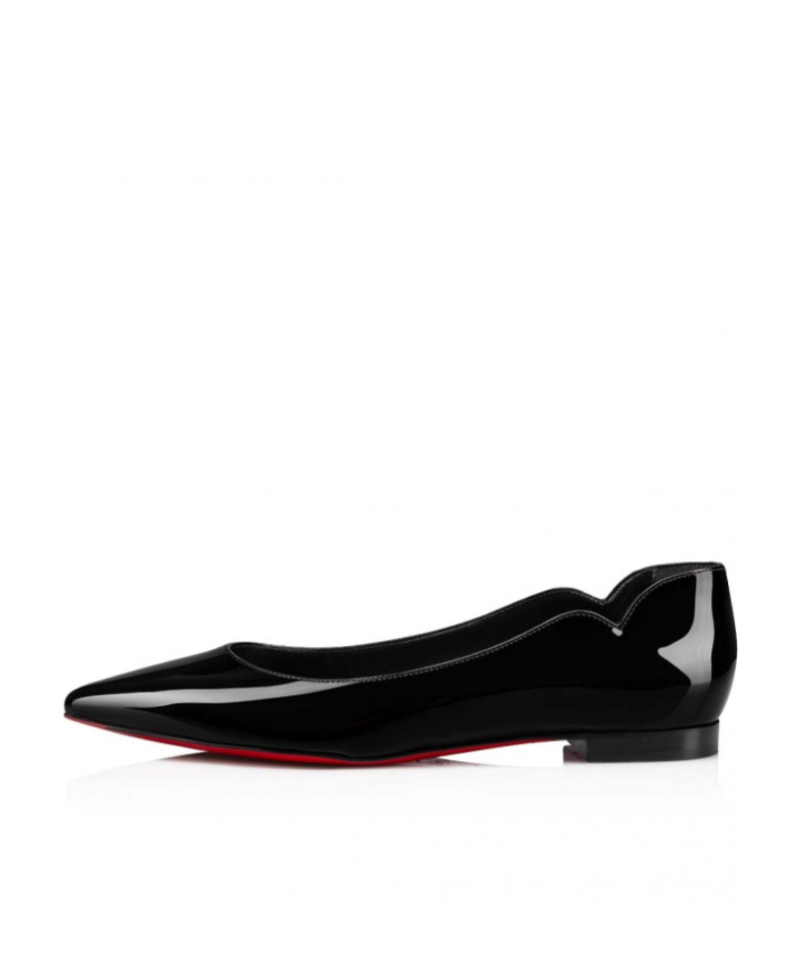 Shop Christian Louboutin Hot Chickita Ballerina Shoes In Black