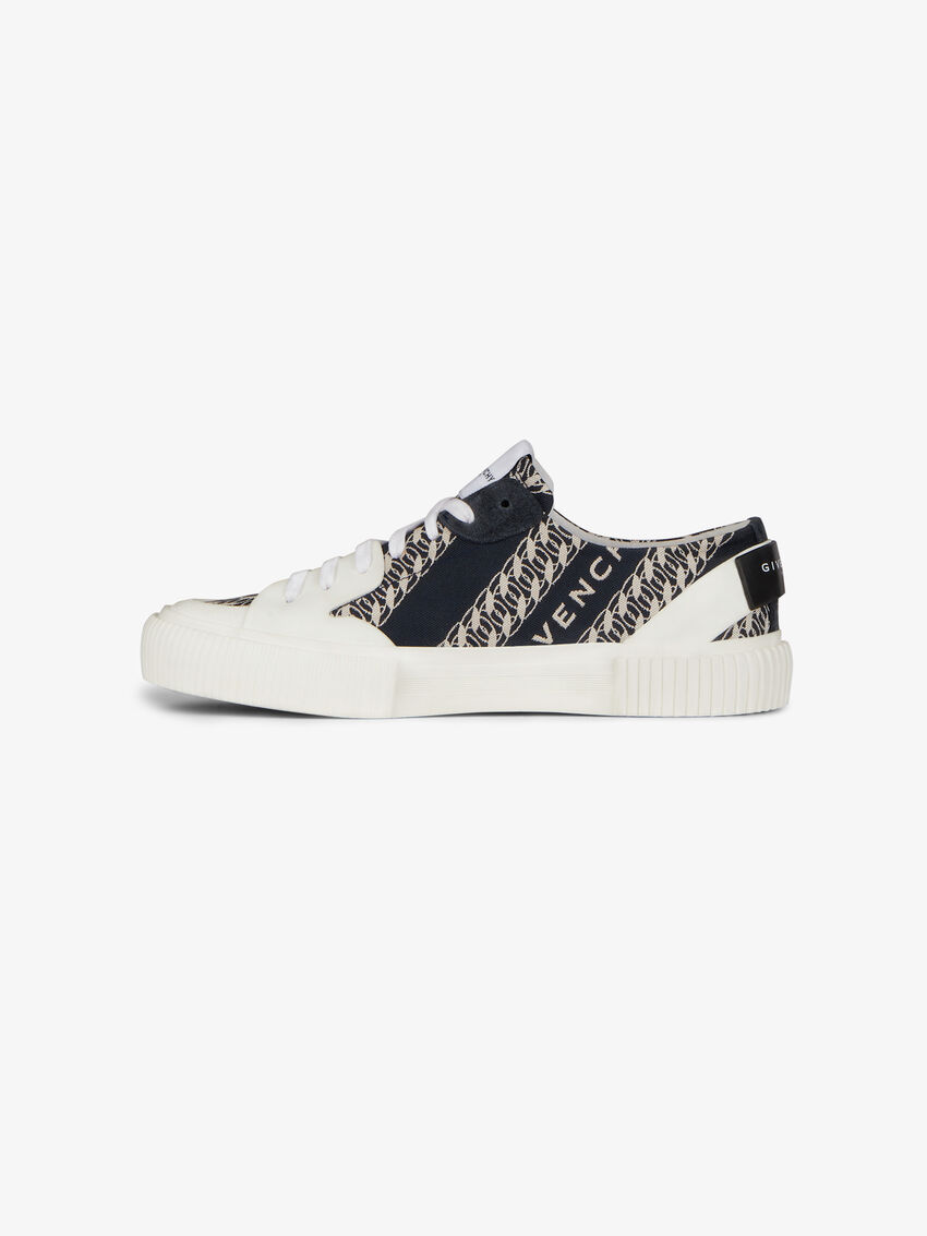 Givenchy Chain Tennis Sneakers In White