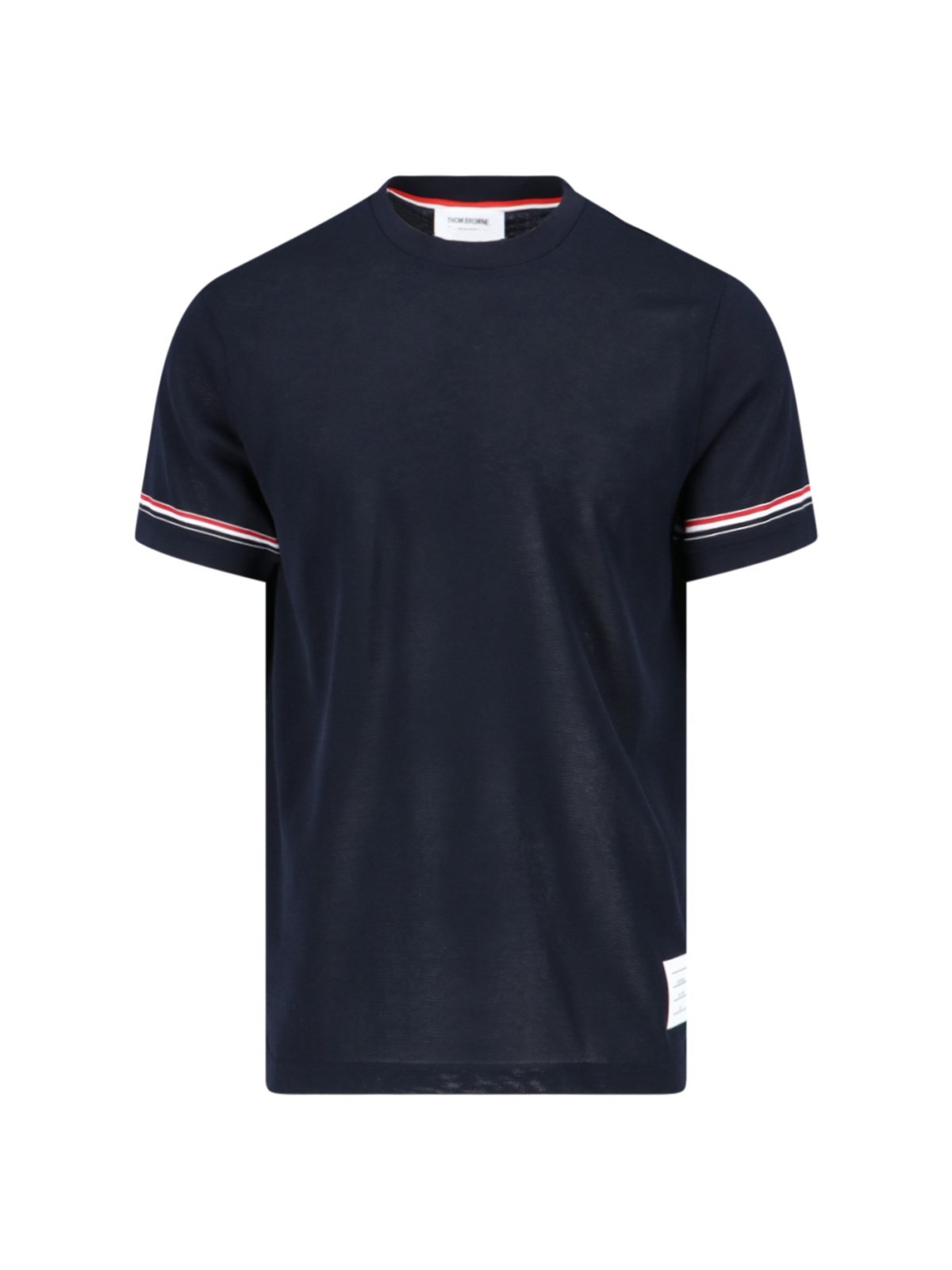 Thom Browne Polo Shirt With Lapel Short Sleeve In Black