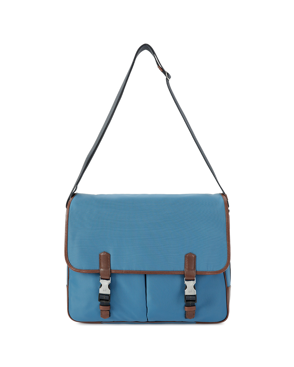 DUNHILL LOGO FLIP SHOULDER BAG
