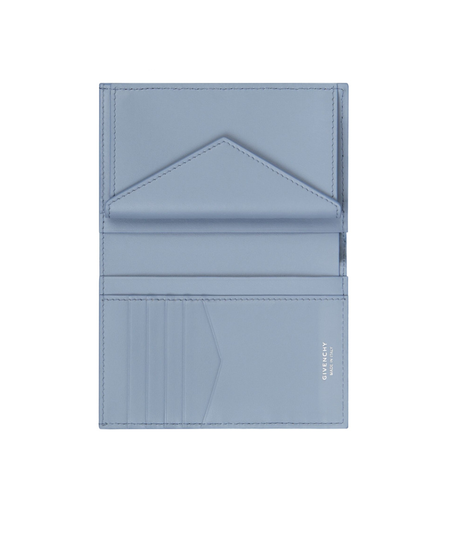 Givenchy Voyou Double-folded Wallet In Blue