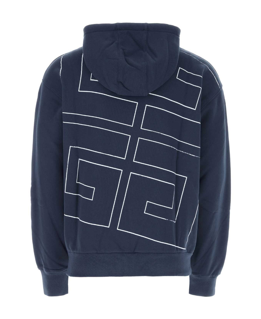 Givenchy Man Sweatshirt Navy Size M Cotton In Blue