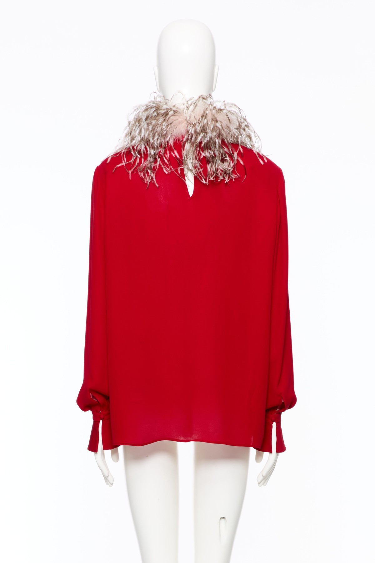 Valentino Long Sleeve Top In Red