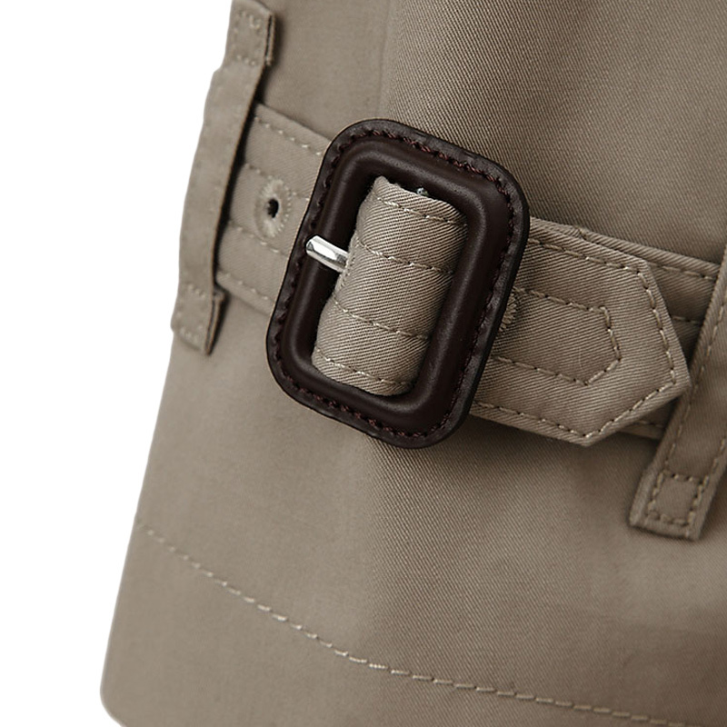 BURBERRY DOUBLE-BREASTED LONG TRENCH COAT